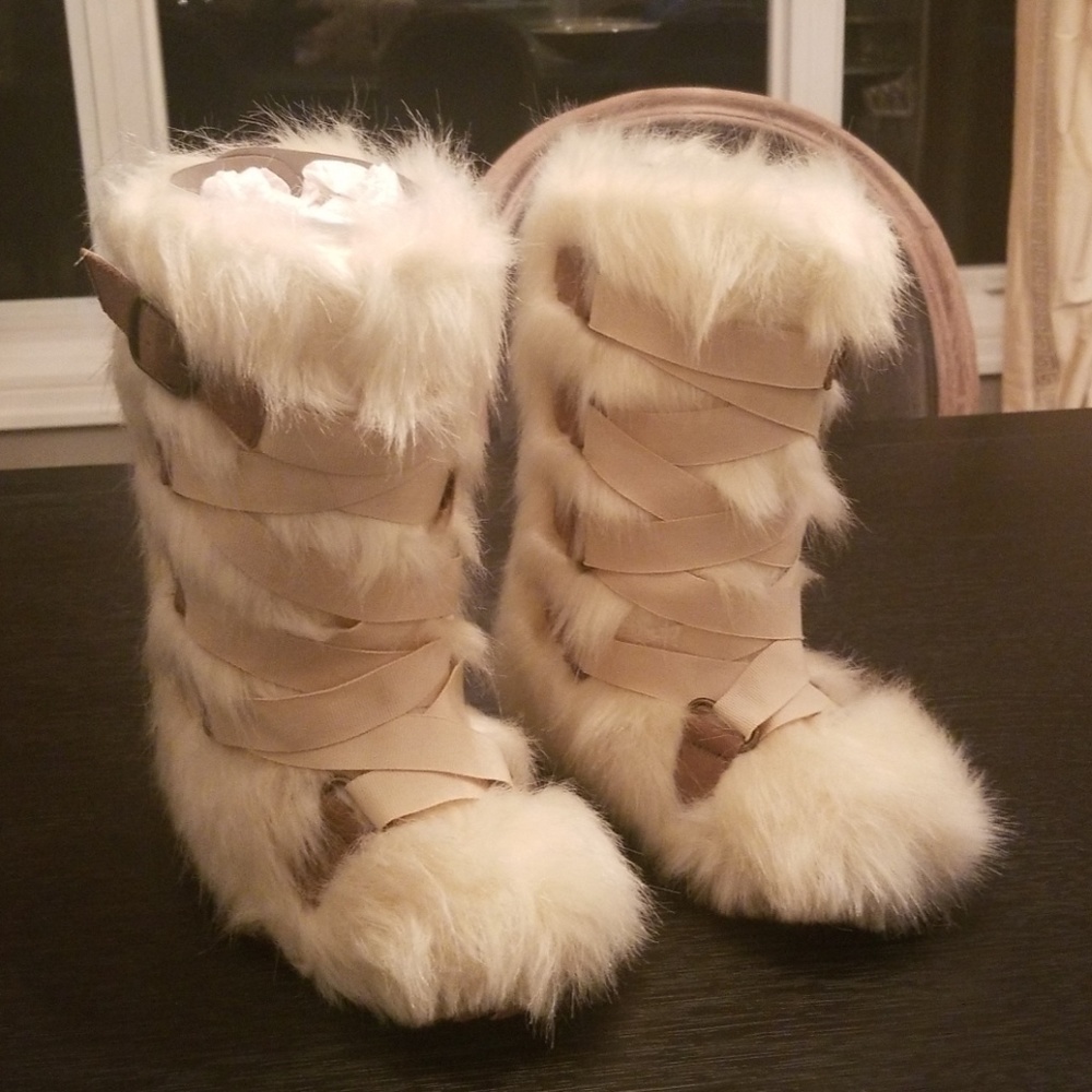 Joyfolie lexi fur boots